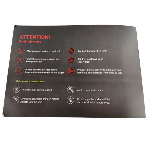 Bobo Wobbly Balance Board Core Trainer Fitness Rehab Board Non Slip - Picture 13 of 16